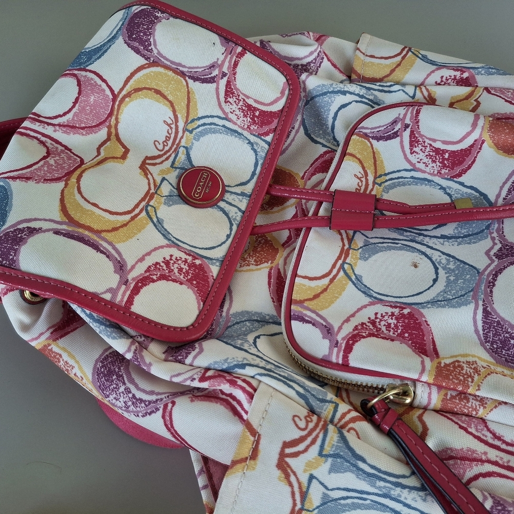 Coach Multicolor Backpack - Picture 7 of 15